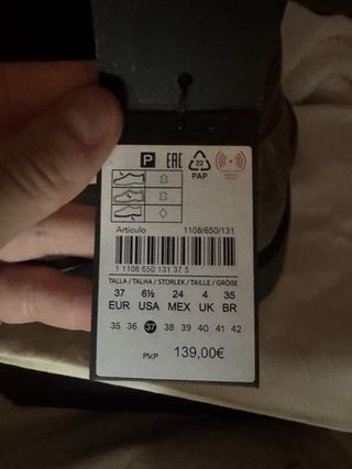 Botín Massimo Dutti Marrón Talla 37