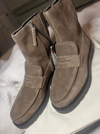 Botín Massimo Dutti Marrón Talla 37