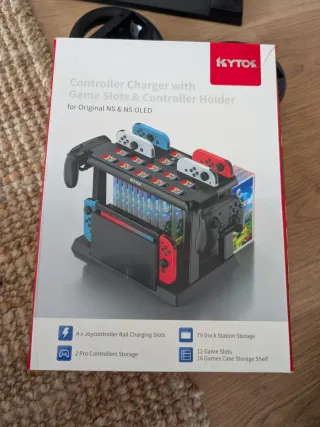 Soporte KYTOS Nintendo Switch + 2 Volante y otro
