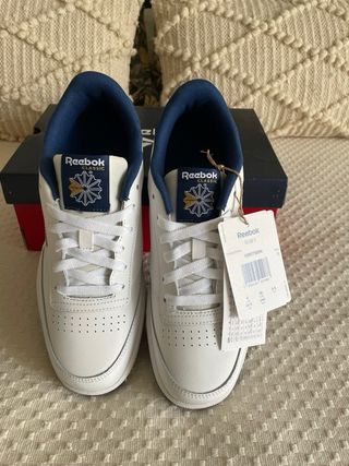 Zapatillas Reebok Blancas y Azules