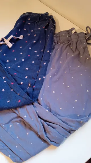 5 Pijamas Talla XS y regalo dos pantalones