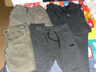 Lote 4 pantalones niño