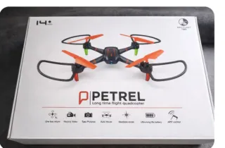 Dron PETREL Negro/Naranja