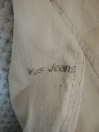 Chaqueta militar beige mujer