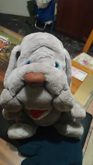 Peluche cane grigio