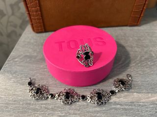 Conjunto Tous Onix Plata y Negro