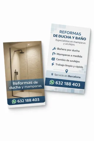 Reforma de duchas y baños en Barcelona alrededores