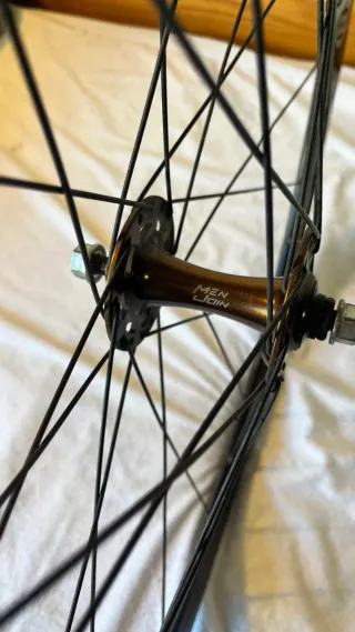 Rueda Delantera Origin8 Negro Brillante