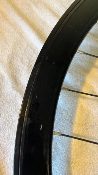 Rueda Delantera Origin8 Negro Brillante