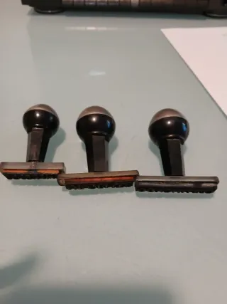 5 tampones con Sujetador Metálico vintage