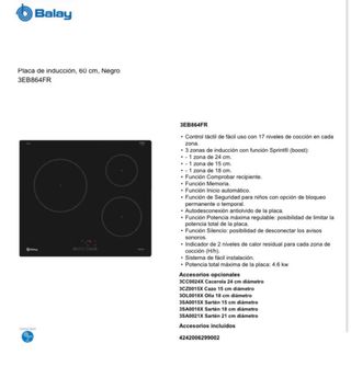 Conjunto Electrodomésticos Balay