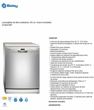 Conjunto Electrodomésticos Balay