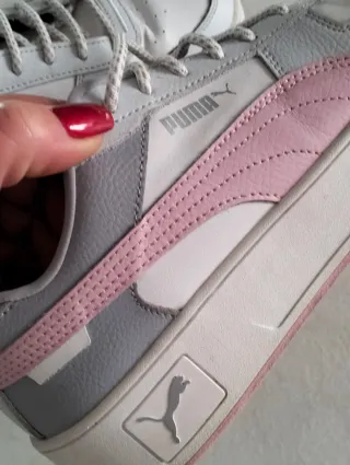 Scarpe Puma donna rosa e bianche