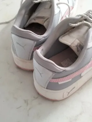 Scarpe Puma donna rosa e bianche