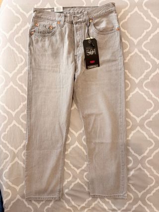 Levis Levi's 501 Original Jeans Gris Sin Estrenar