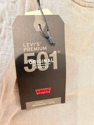 Levis Levi's 501 Original Jeans Gris Sin Estrenar