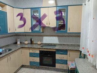 Muebles de cocina madera y cristal