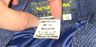Traje de comunión azul para niño