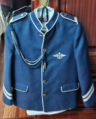 Traje de comunión azul para niño