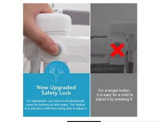 Barrera de Cama Infantil ZehnHase Gris