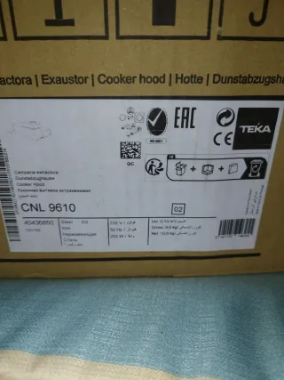 Campana Extractora Teka telescopica