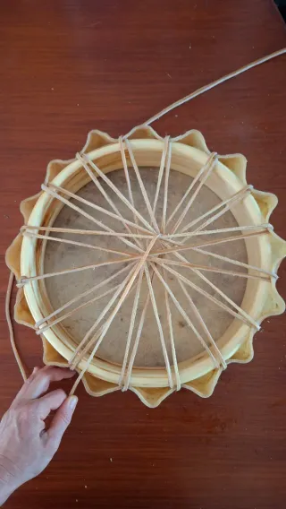 Tambor chamánico artesanal