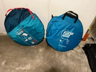 2 Tende Quechua Turismo Blu
