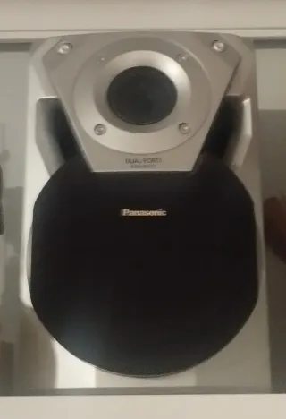 Minicadena Panasonic Plata/Blanco