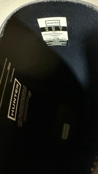 Botas Hunter Azul Talla 37