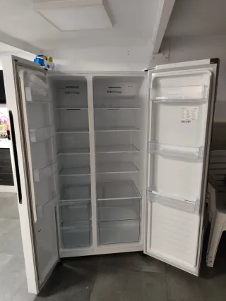 Nevera Americana Hisense Blanca