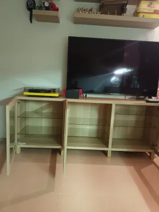 Mueble Salón Besta Ikea Vitrina