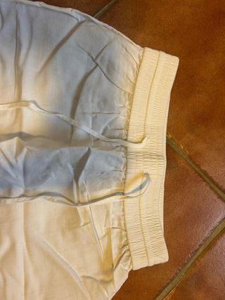 Falda larga de verano blanca