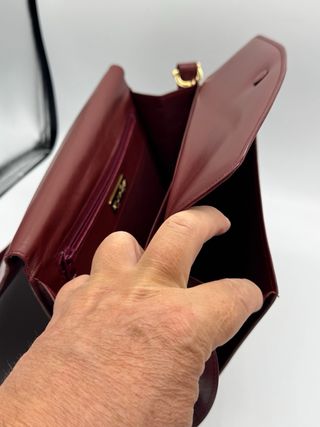 Bolso Cartier Rojo Piel