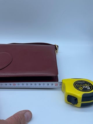Bolso Cartier Rojo Piel