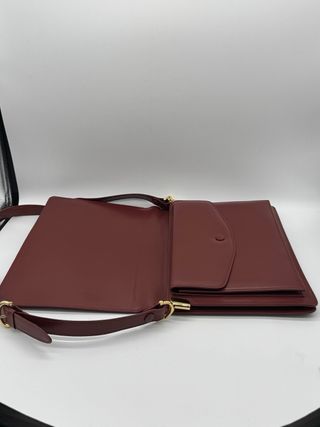 Bolso Cartier Rojo Piel