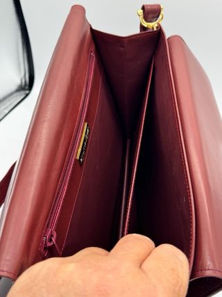 Bolso Cartier Rojo Piel