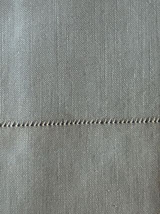 Juego de sábanas bordadas azul