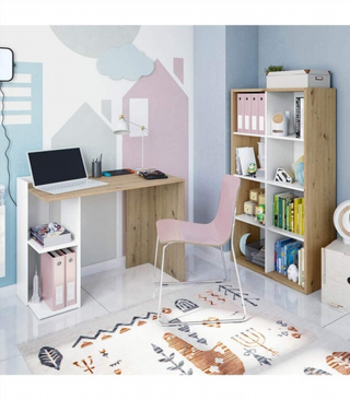 Escritorio Estudio Reversible. Blanco Artik Y Rob