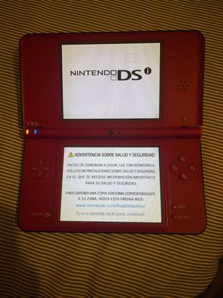 Nintendo DS XL Roja Edición Mario Bross