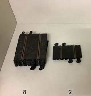 Lote Pistas Scalextric Rectas y Curvas