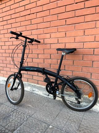 Bicicleta Plegable Wayscral Negra