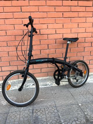 Bicicleta Plegable Wayscral Negra