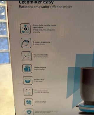 Cecotec Cecomixer Easy Batidora Amasadora