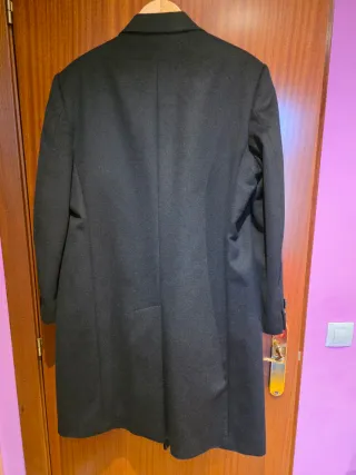 Abrigo Azul oscuro largo