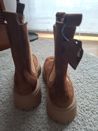 Botines Chelsea Marrones Talla 38