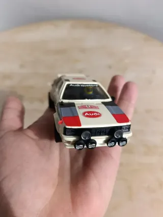 Scalextric Exin Audi Cuattro coche slot Tal cual