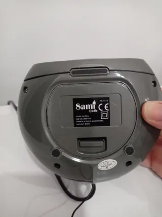 Reloj Despertador Digital Sami Gris