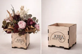 Caja de madera personalizada
