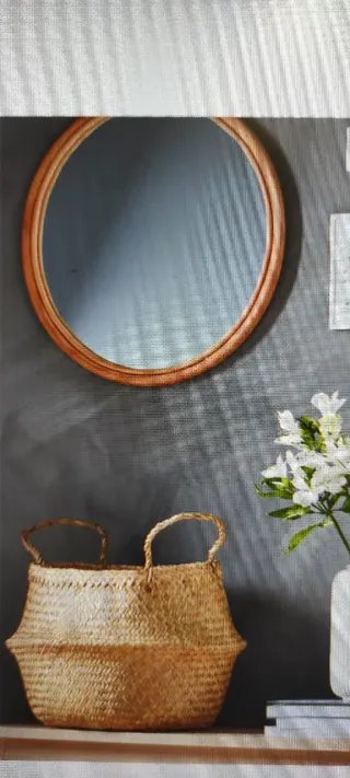 Cesta IKEA, FLADIS, de junco marino.