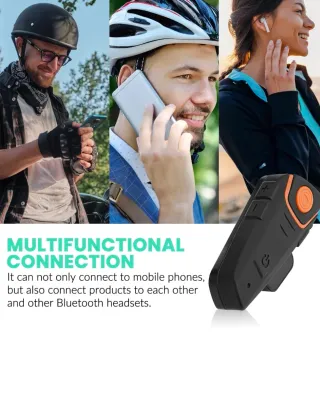 3 unidades Manos Libres Intercomunicador Moto